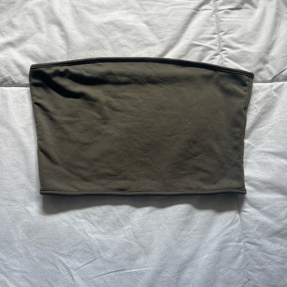 Olive Green Tube Top